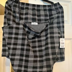 New Haleg & June Plaid 2 pc Skirt Set